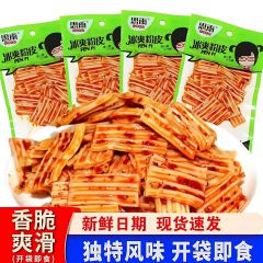 思雨冰爽粉皮风味清爽凉皮面筋网红辣条8090后怀旧麻辣零食品
