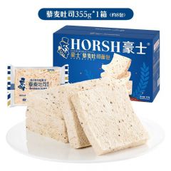 豪士藜麦吐司355g整箱营养休闲手撕面包糕点学生宿舍代餐健康零食